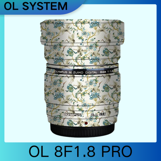 Lentes Olympus OL8F1.8 PRO - Pele câmera, adesivo câmera - com alta resistência a arranhões, à prova d'água e com design elegante.